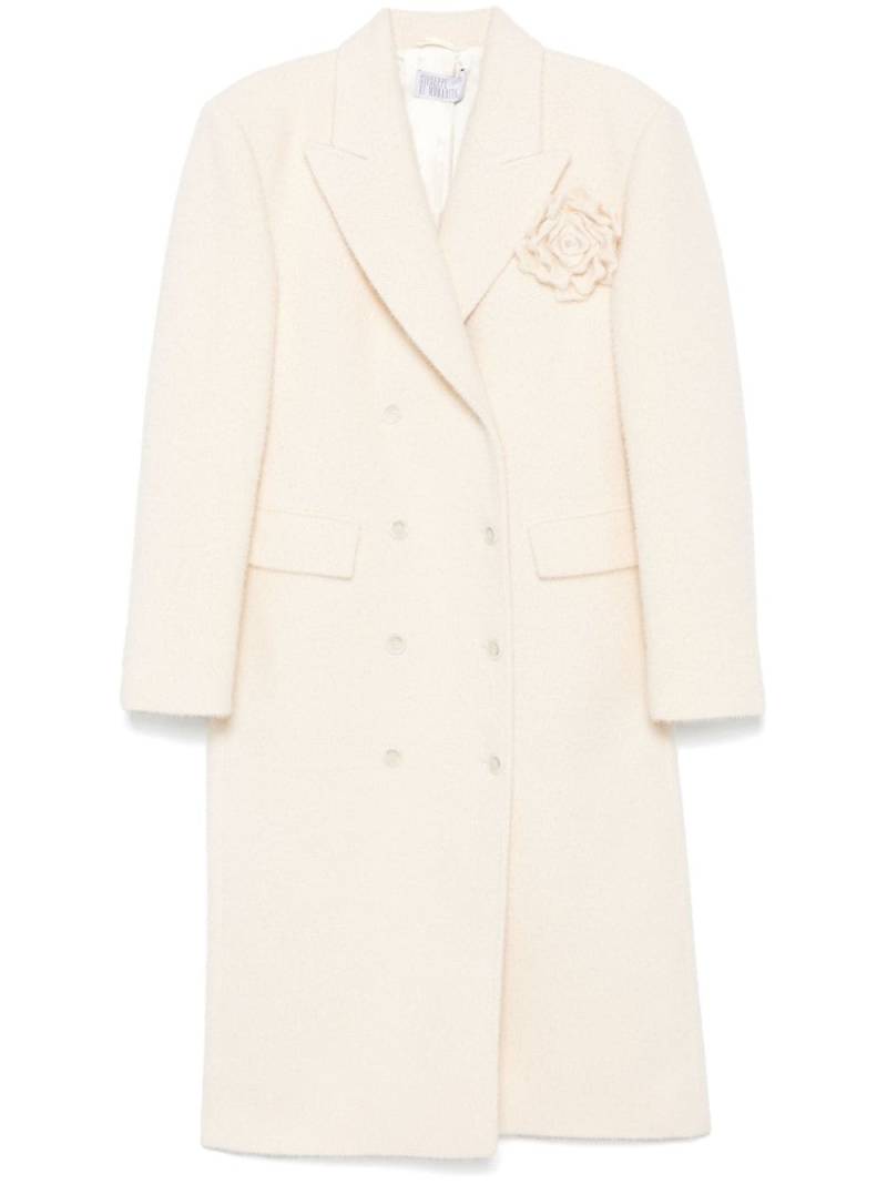 Giuseppe Di Morabito brushed coat - White von Giuseppe Di Morabito