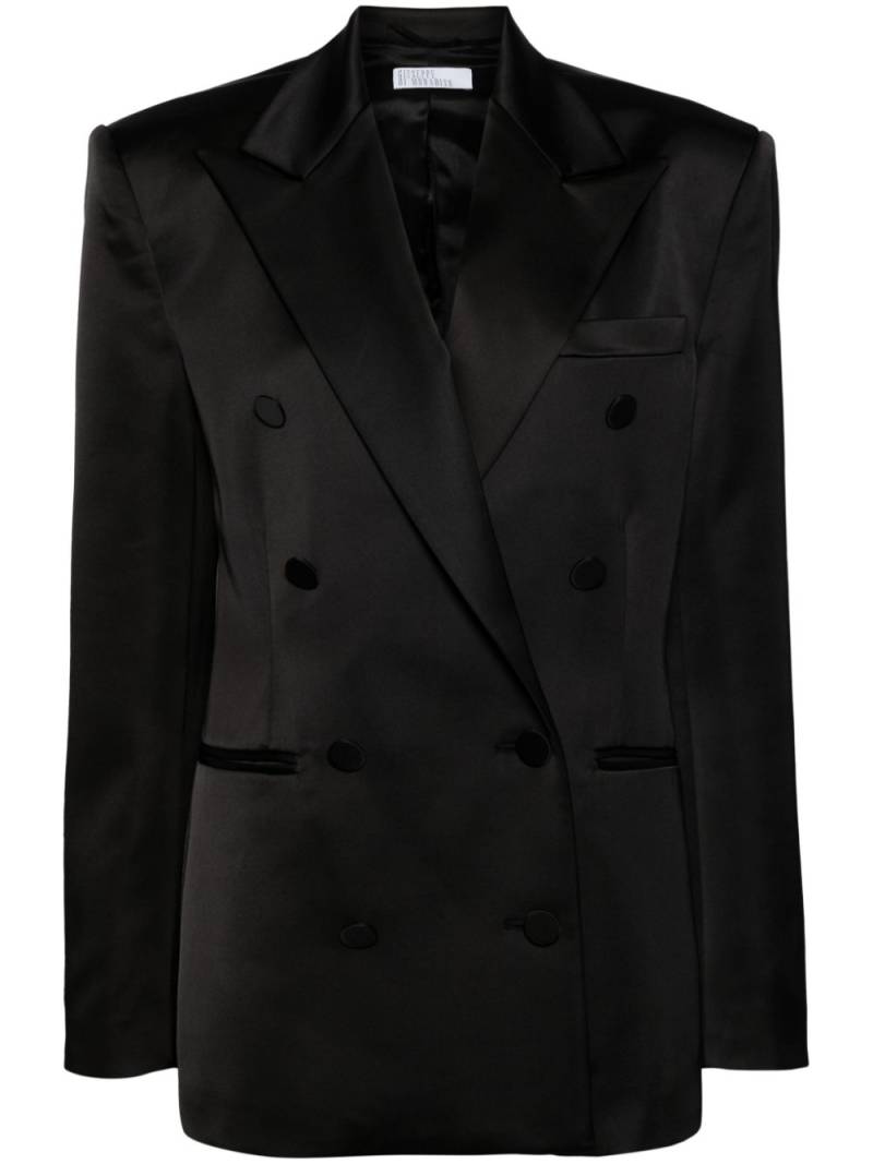 Giuseppe Di Morabito double-breasted satin blazer - Black von Giuseppe Di Morabito