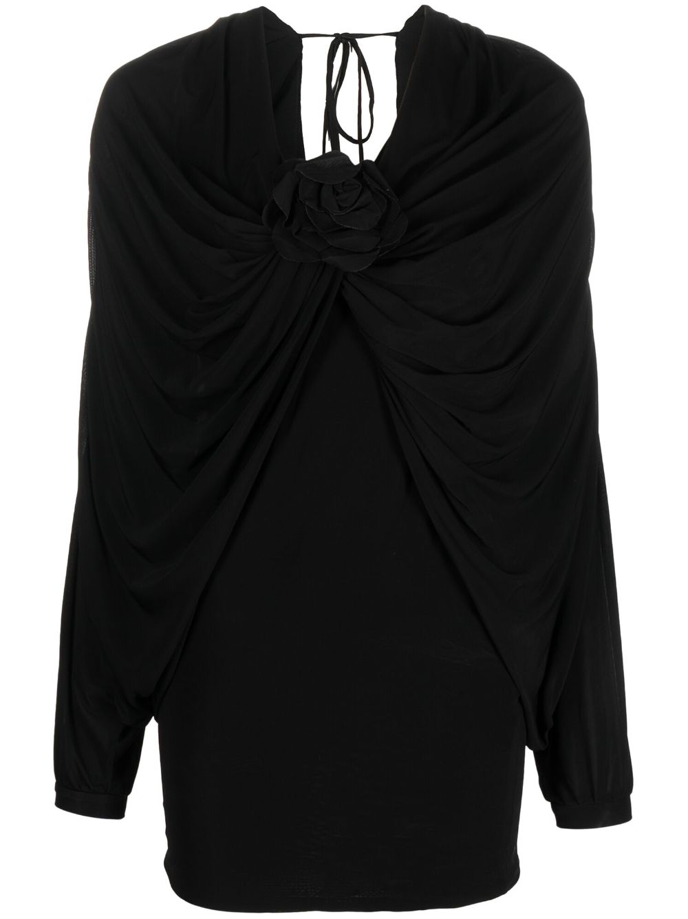 Giuseppe Di Morabito draped detail dress - Black von Giuseppe Di Morabito