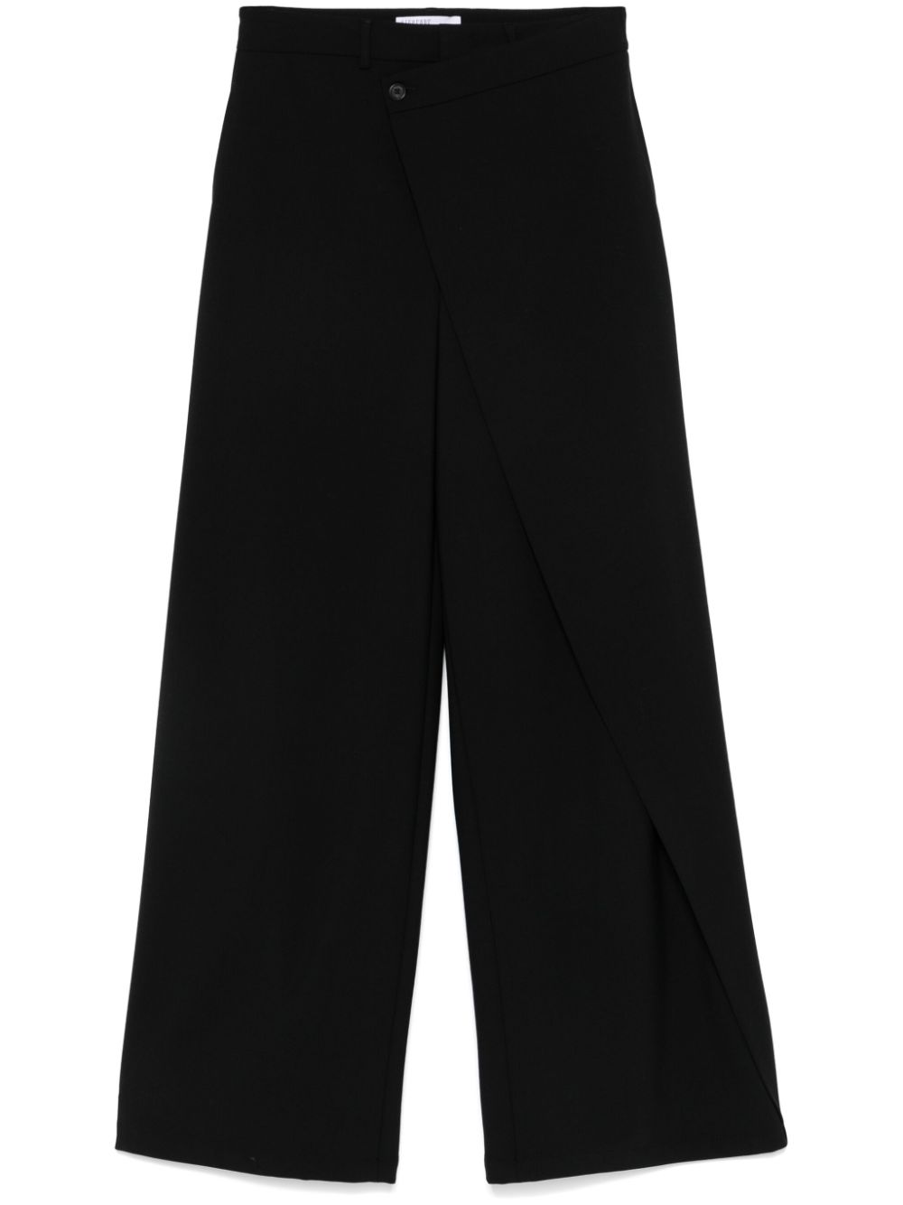 Giuseppe Di Morabito draped-detail trousers - Black von Giuseppe Di Morabito