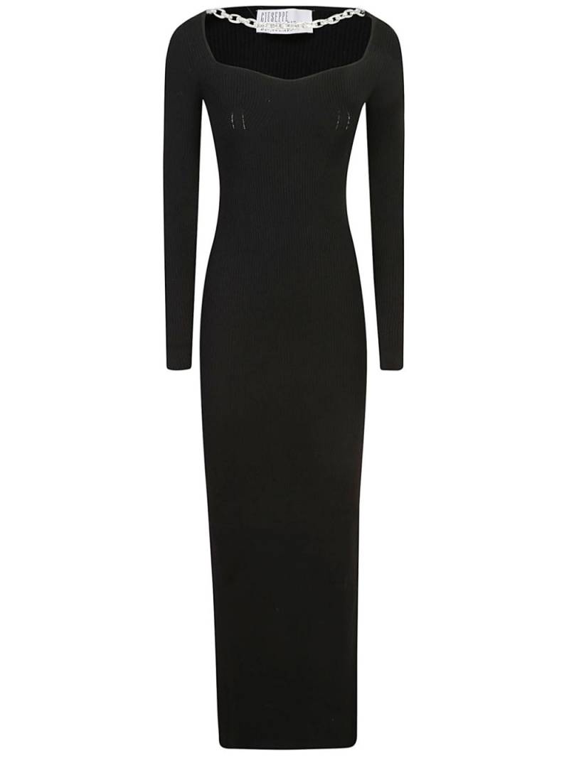 Giuseppe Di Morabito fine-ribbed dress - Black von Giuseppe Di Morabito