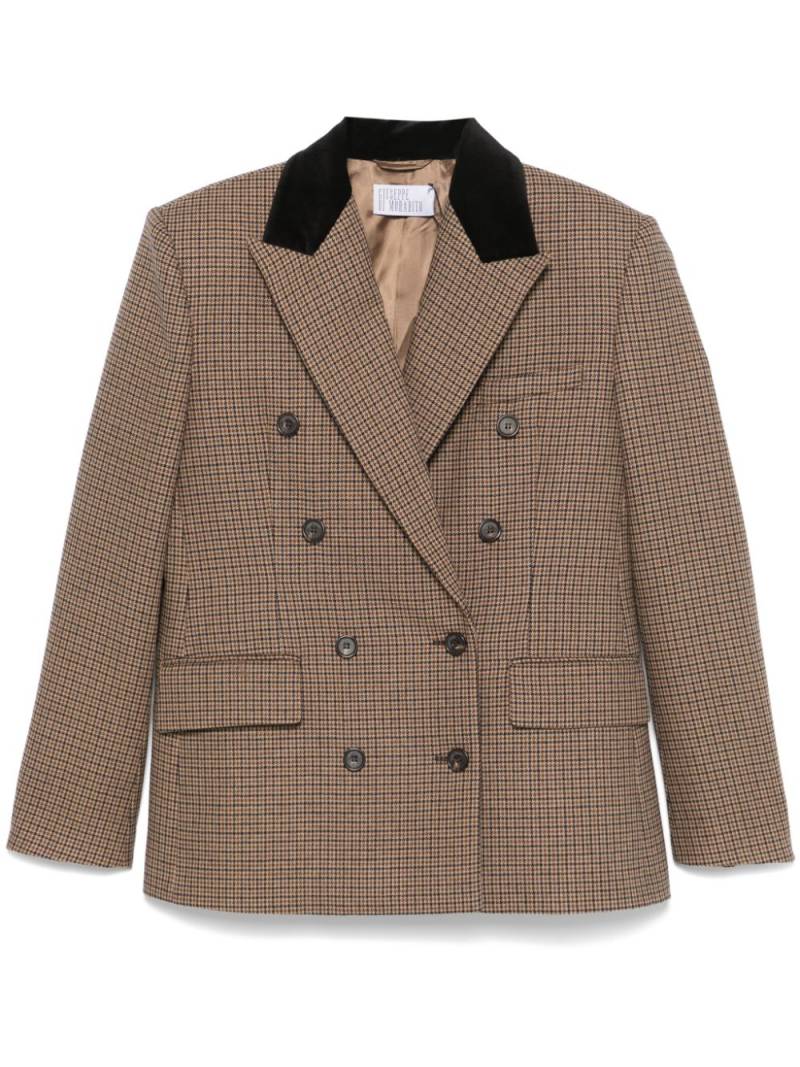 Giuseppe Di Morabito houndstooth double-breasted blazer - Brown von Giuseppe Di Morabito