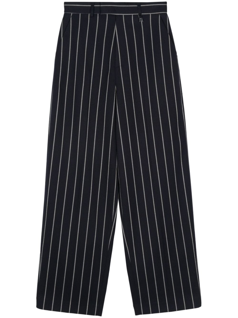 Giuseppe Di Morabito logo-plaque trousers - Blue von Giuseppe Di Morabito