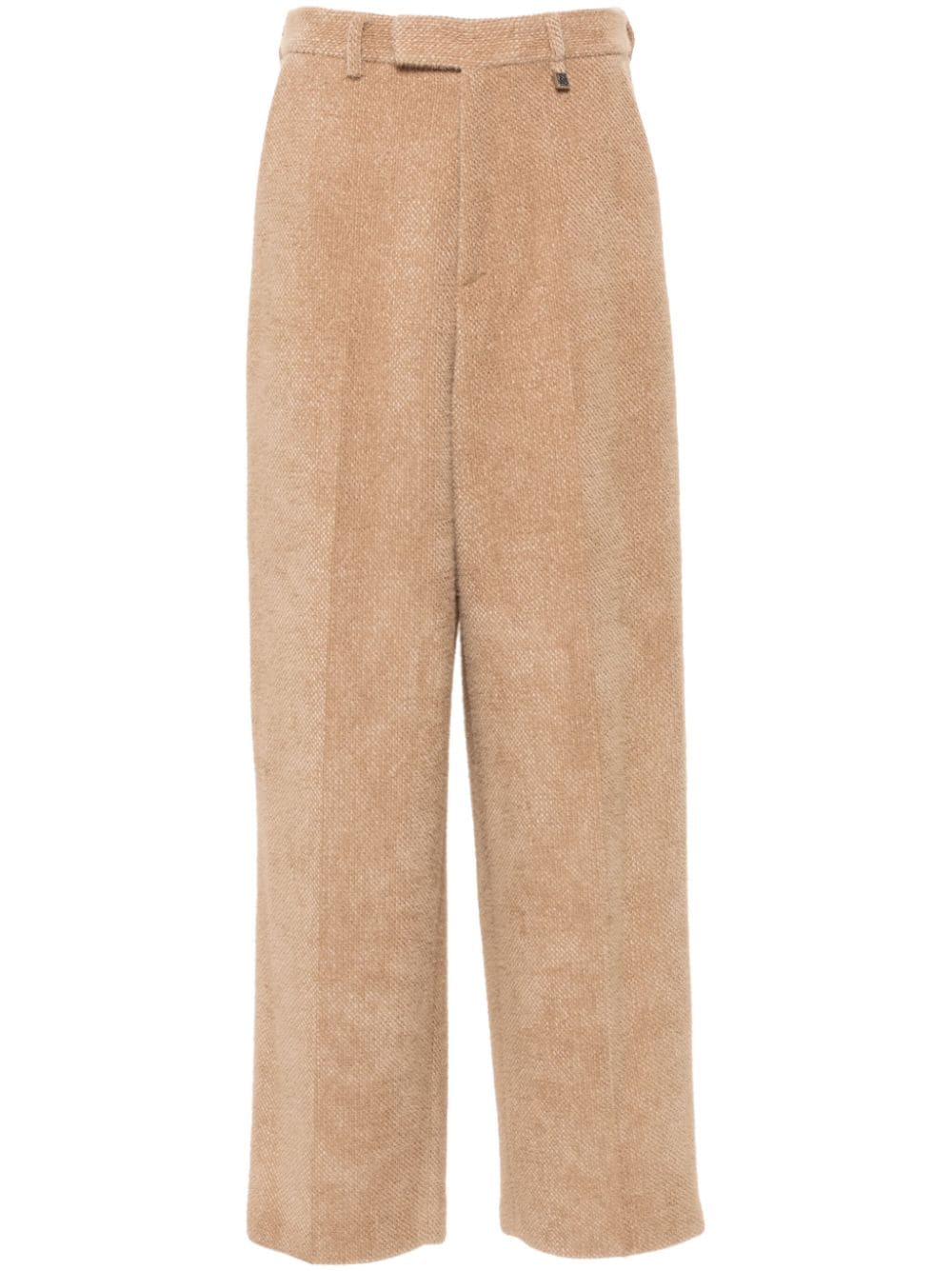 Giuseppe Di Morabito logo-plaque trousers - Neutrals von Giuseppe Di Morabito