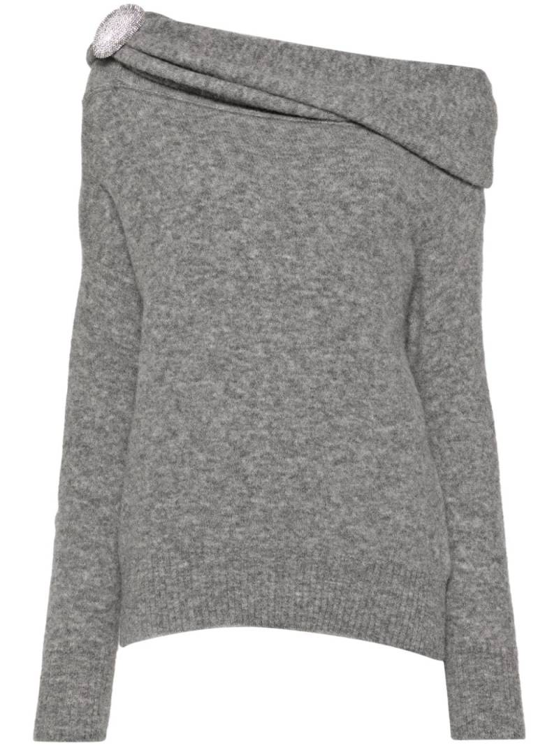 Giuseppe Di Morabito off-the-shoulder sweater - Grey von Giuseppe Di Morabito