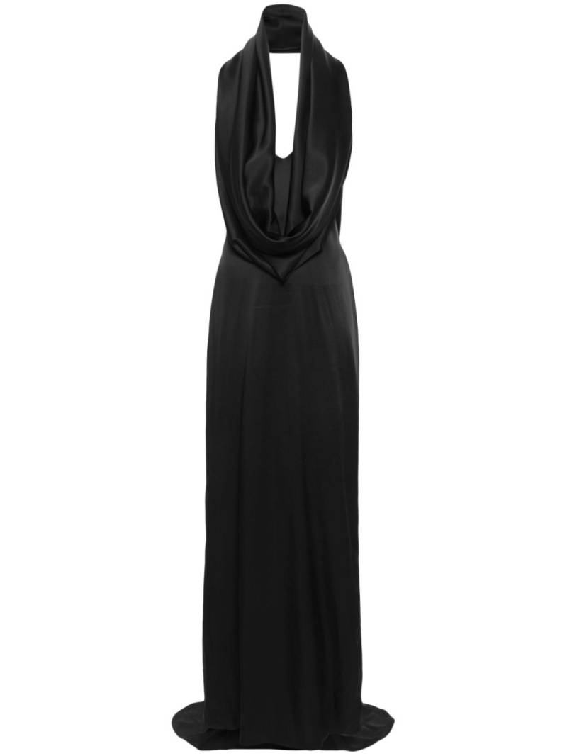 Giuseppe Di Morabito open-back cady dress - Black von Giuseppe Di Morabito