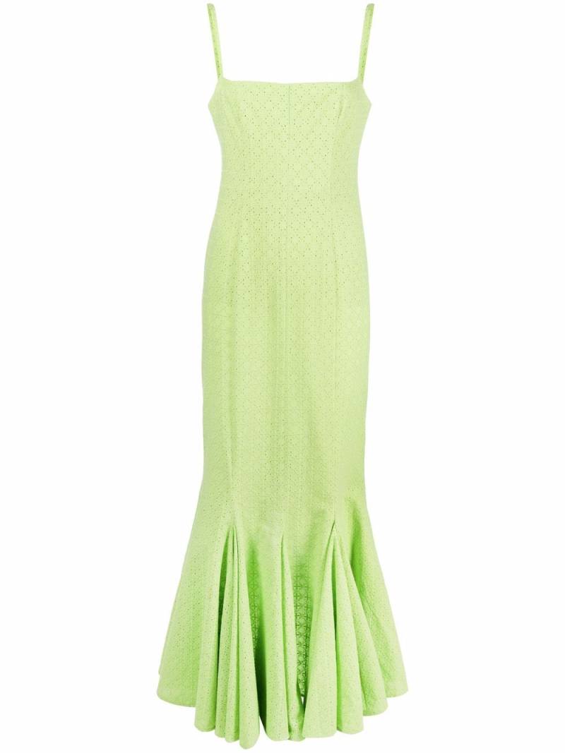 Giuseppe Di Morabito perforated diamond patterned dress - Green von Giuseppe Di Morabito