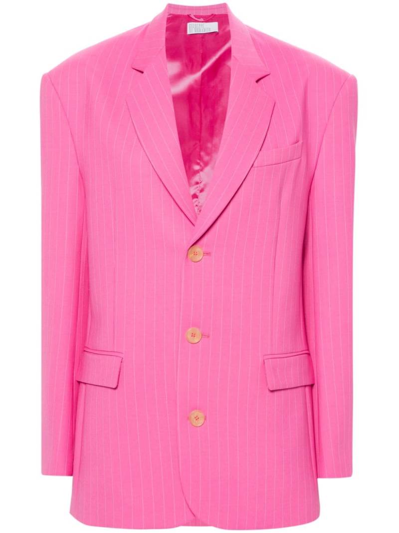 Giuseppe Di Morabito pinstripe single-breasted blazer - Pink von Giuseppe Di Morabito