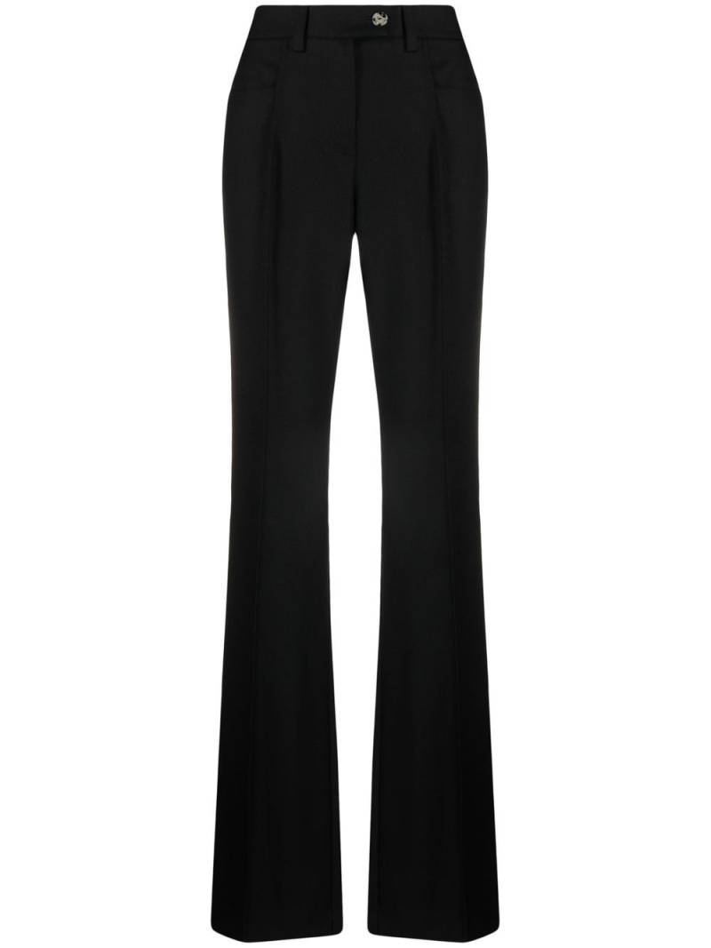 Giuseppe Di Morabito press crease flared trousers - Black von Giuseppe Di Morabito