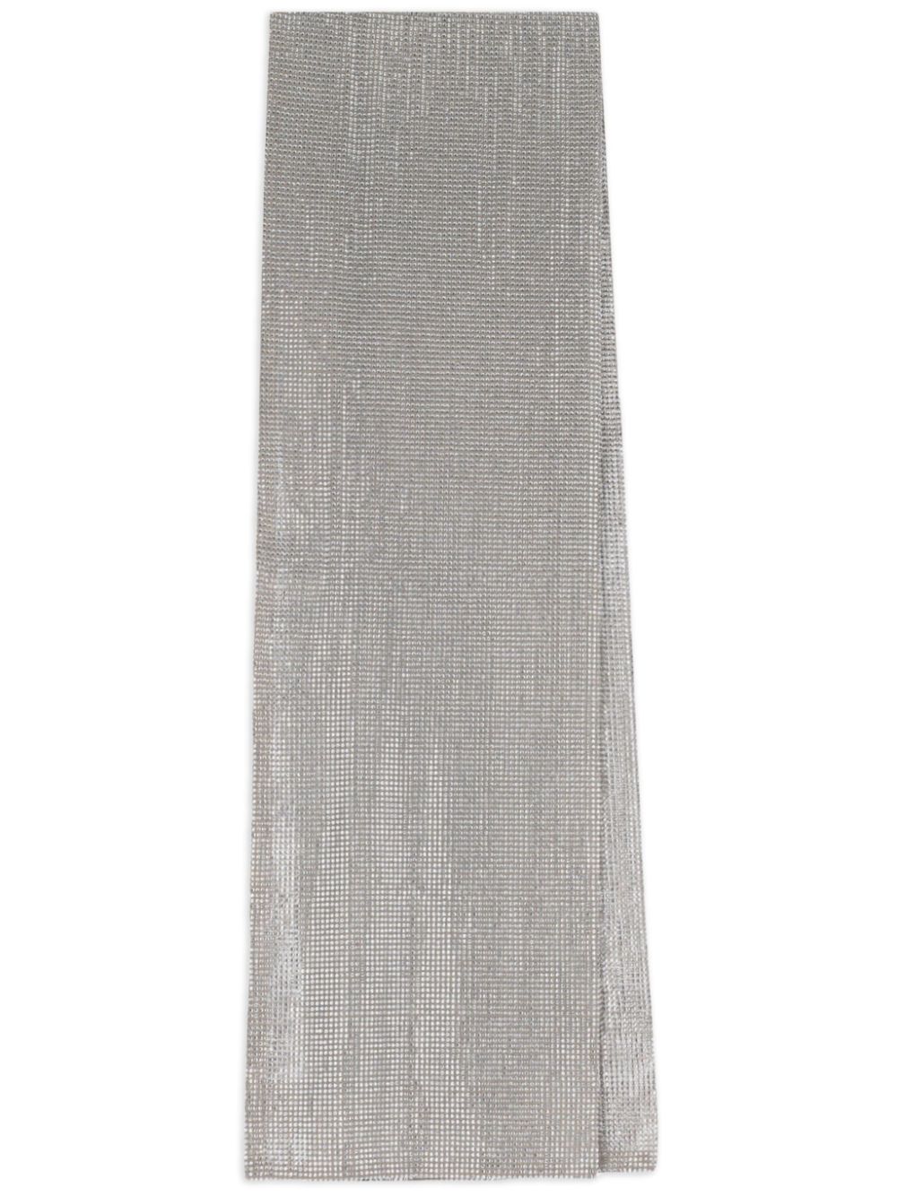 Giuseppe Di Morabito rhinestone mesh scarf - Neutrals von Giuseppe Di Morabito