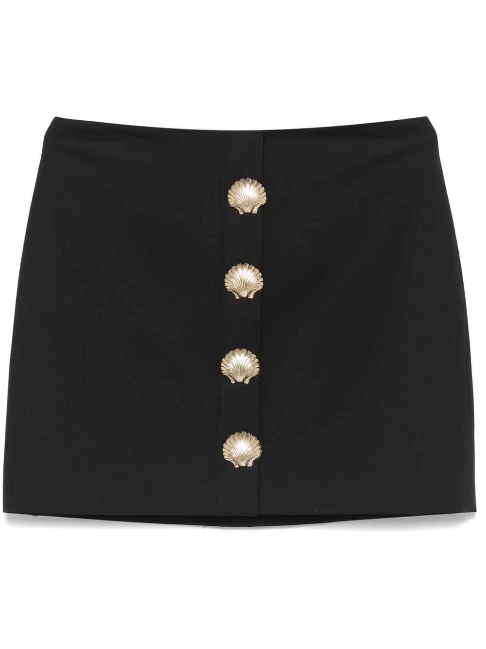 Giuseppe Di Morabito sea shell-detail mini skirt - Black von Giuseppe Di Morabito