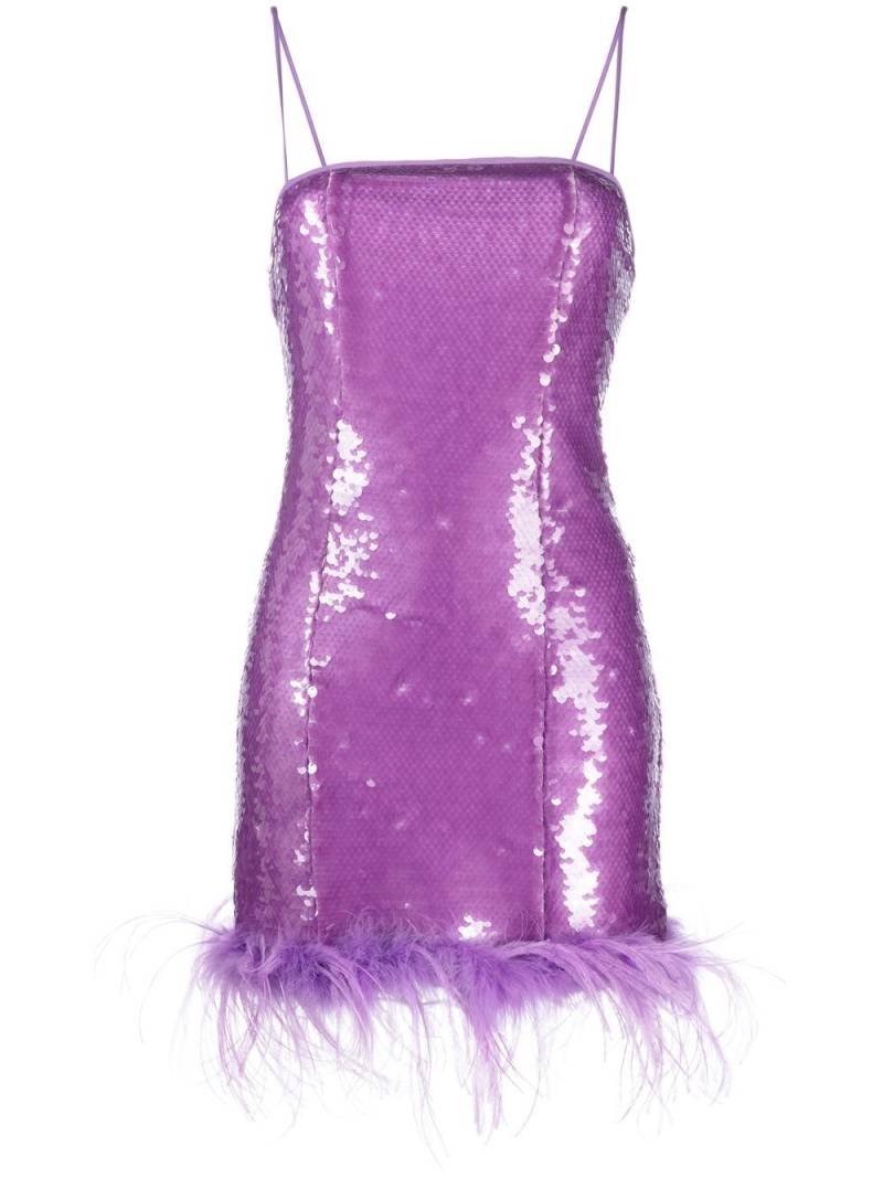 Giuseppe Di Morabito sequin strapless mini dress - Purple von Giuseppe Di Morabito