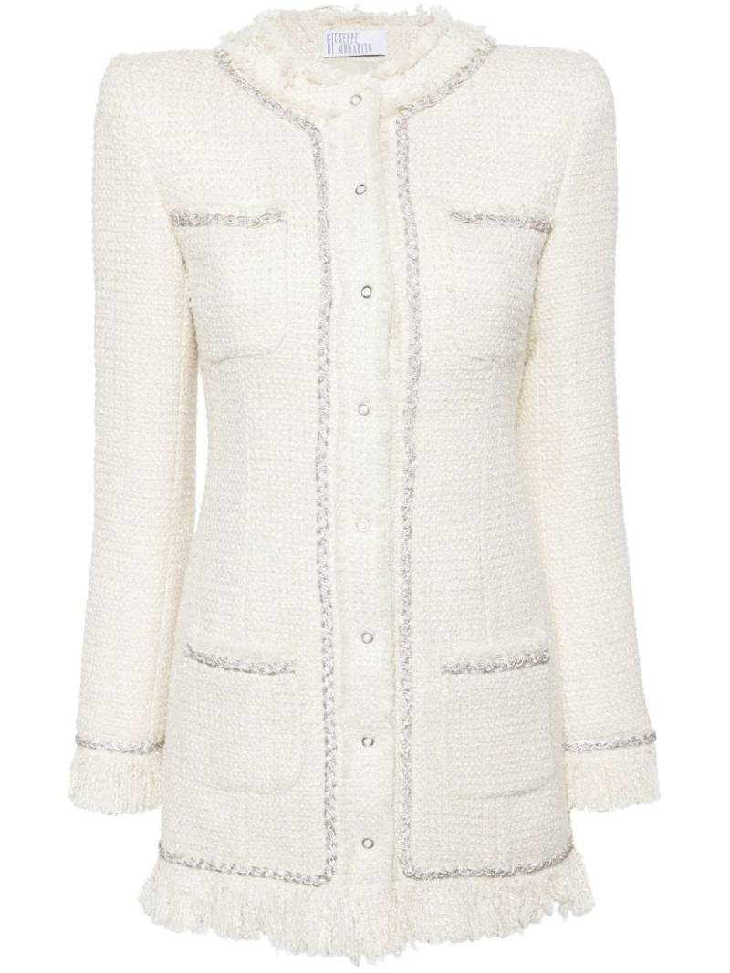 Giuseppe Di Morabito single-breasted tweed jacket - White von Giuseppe Di Morabito