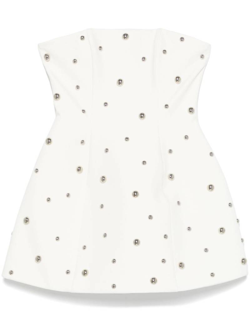 Giuseppe Di Morabito stud-embellished mini dress - White von Giuseppe Di Morabito