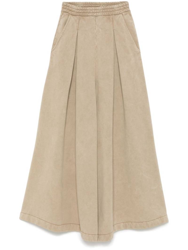 Giuseppe Di Morabito washed-cotton palazzo pants - Neutrals von Giuseppe Di Morabito