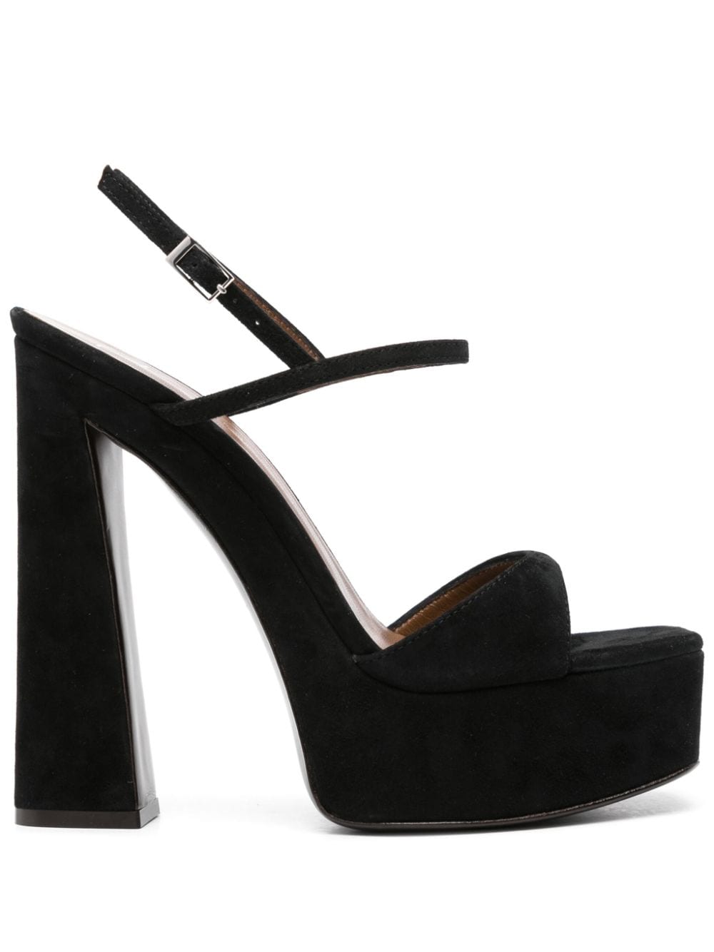 Giuseppe Zanotti 105mm suede platform sandals - Black von Giuseppe Zanotti