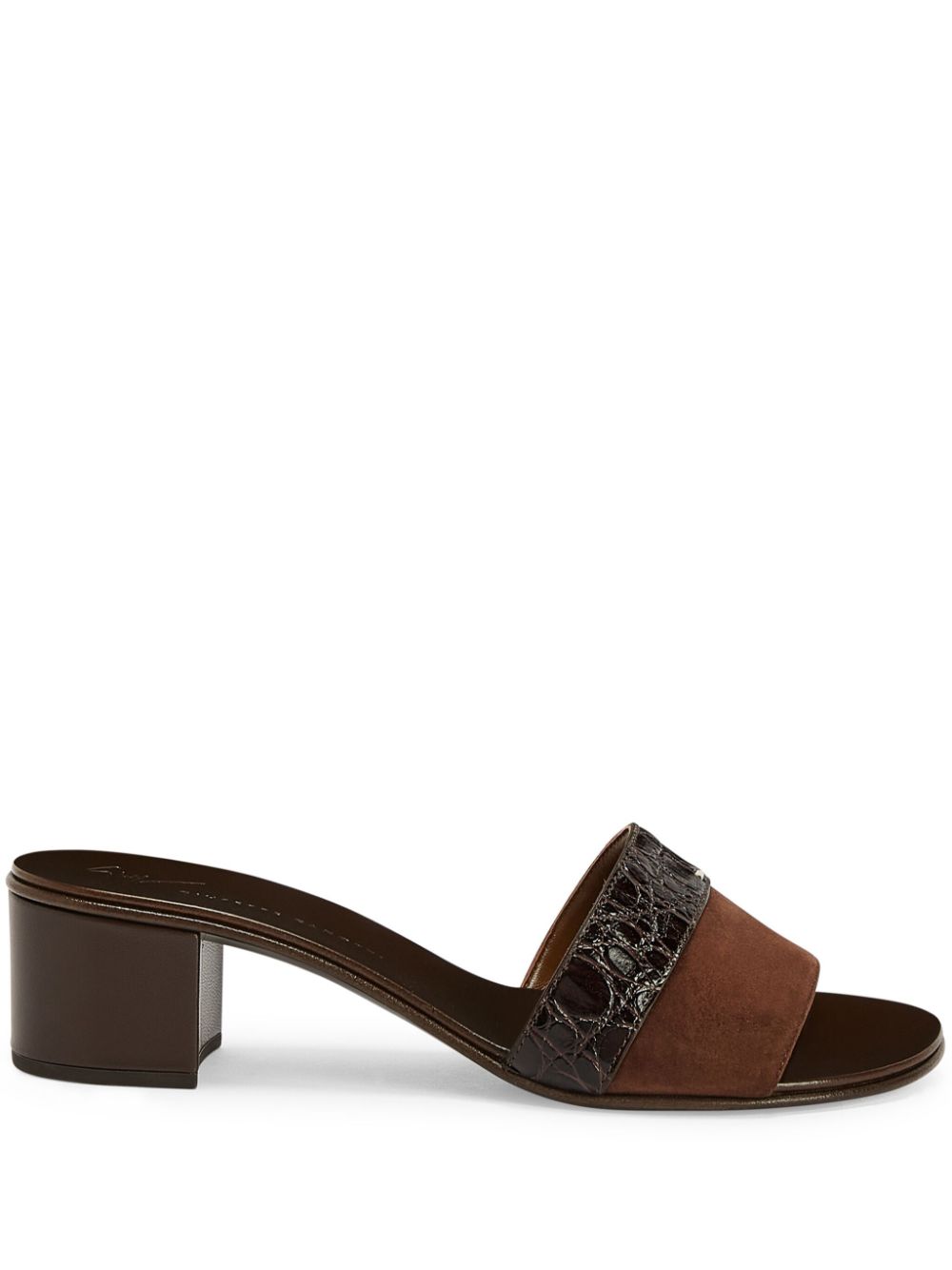 Giuseppe Zanotti 40mm Roose mules - Brown von Giuseppe Zanotti