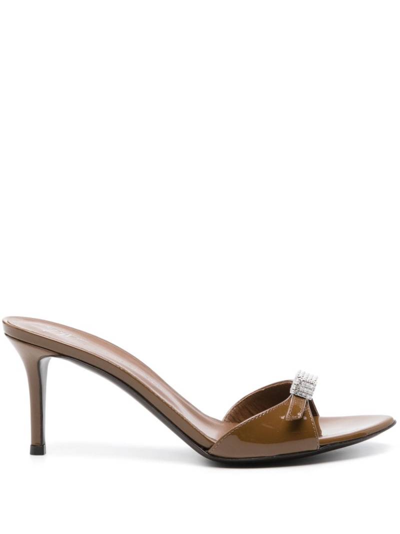 Giuseppe Zanotti 75mm Serafie mules - Brown von Giuseppe Zanotti