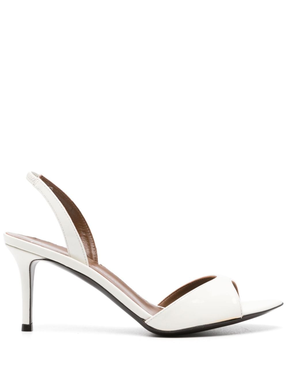 Giuseppe Zanotti 75mm slingback sandals - White von Giuseppe Zanotti