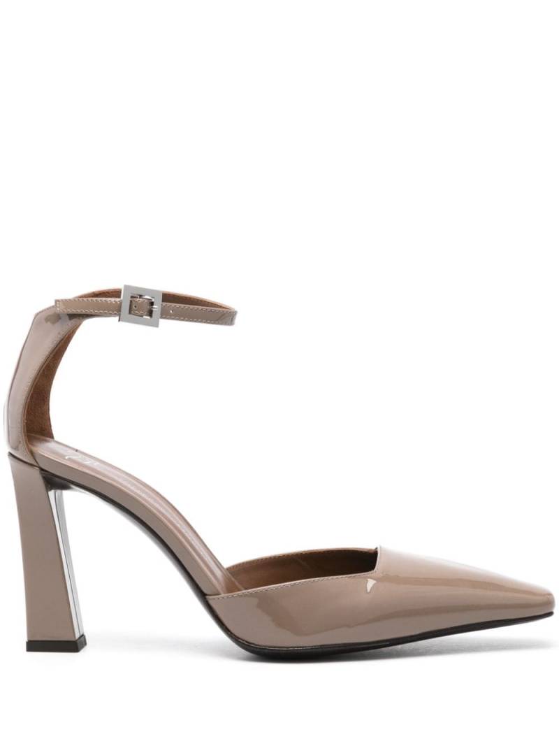 Giuseppe Zanotti 85mm leather pumps - Brown von Giuseppe Zanotti