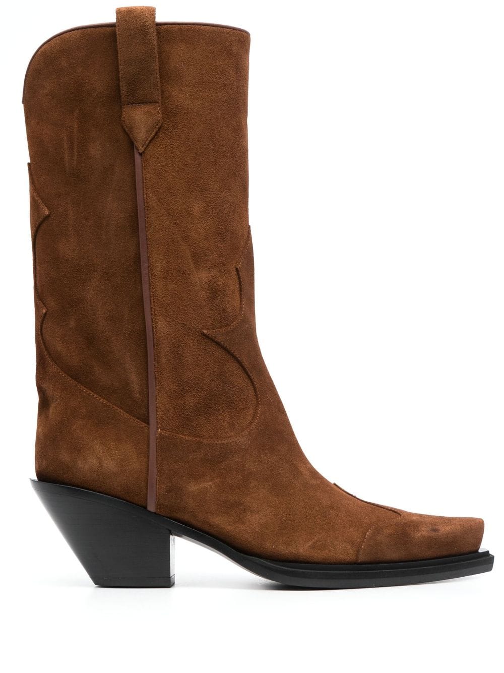 Giuseppe Zanotti 85mm pointed-toe cowboy boots - Brown von Giuseppe Zanotti