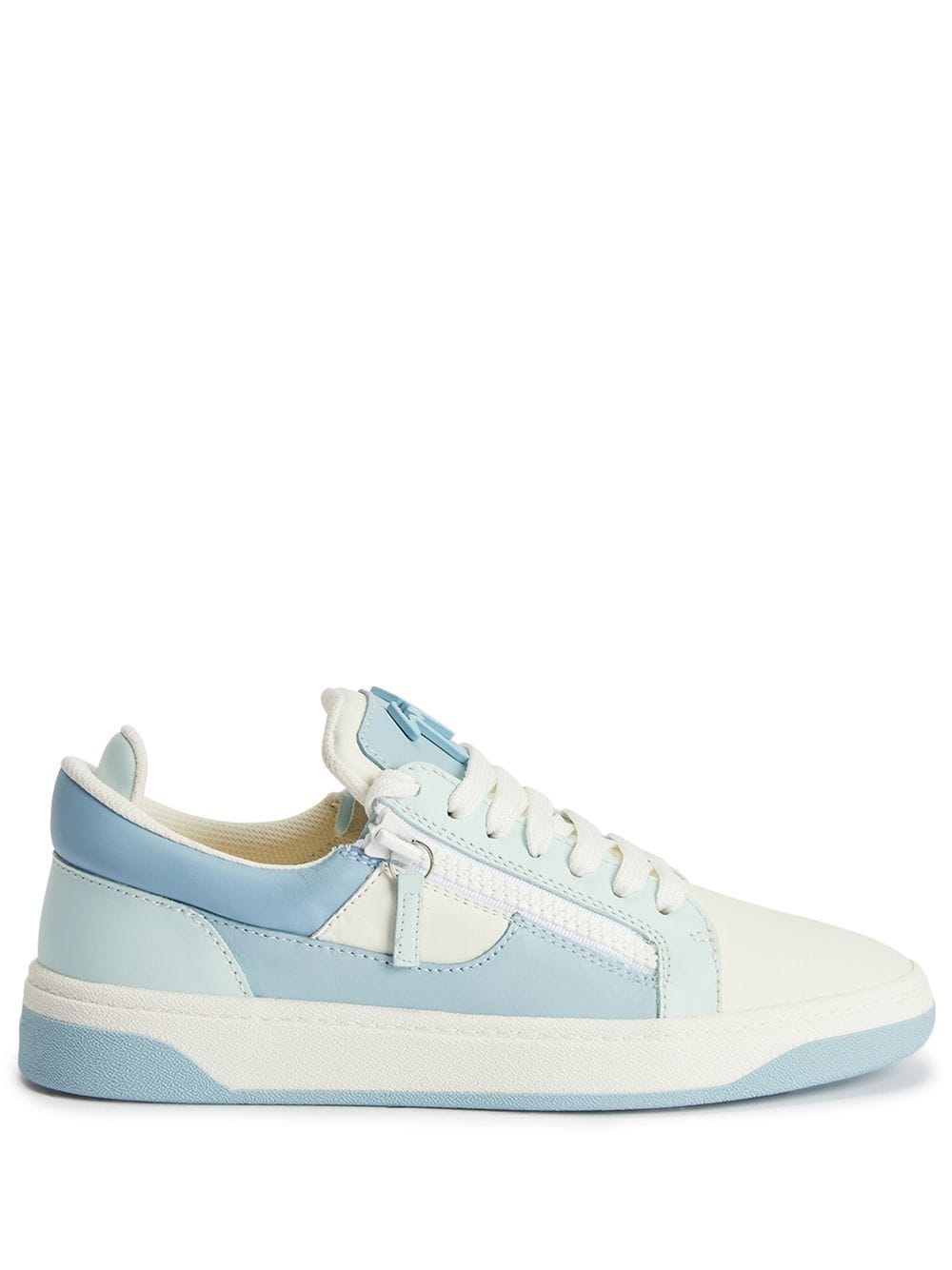 Giuseppe Zanotti 94 panelled low-top sneakers - Blue von Giuseppe Zanotti