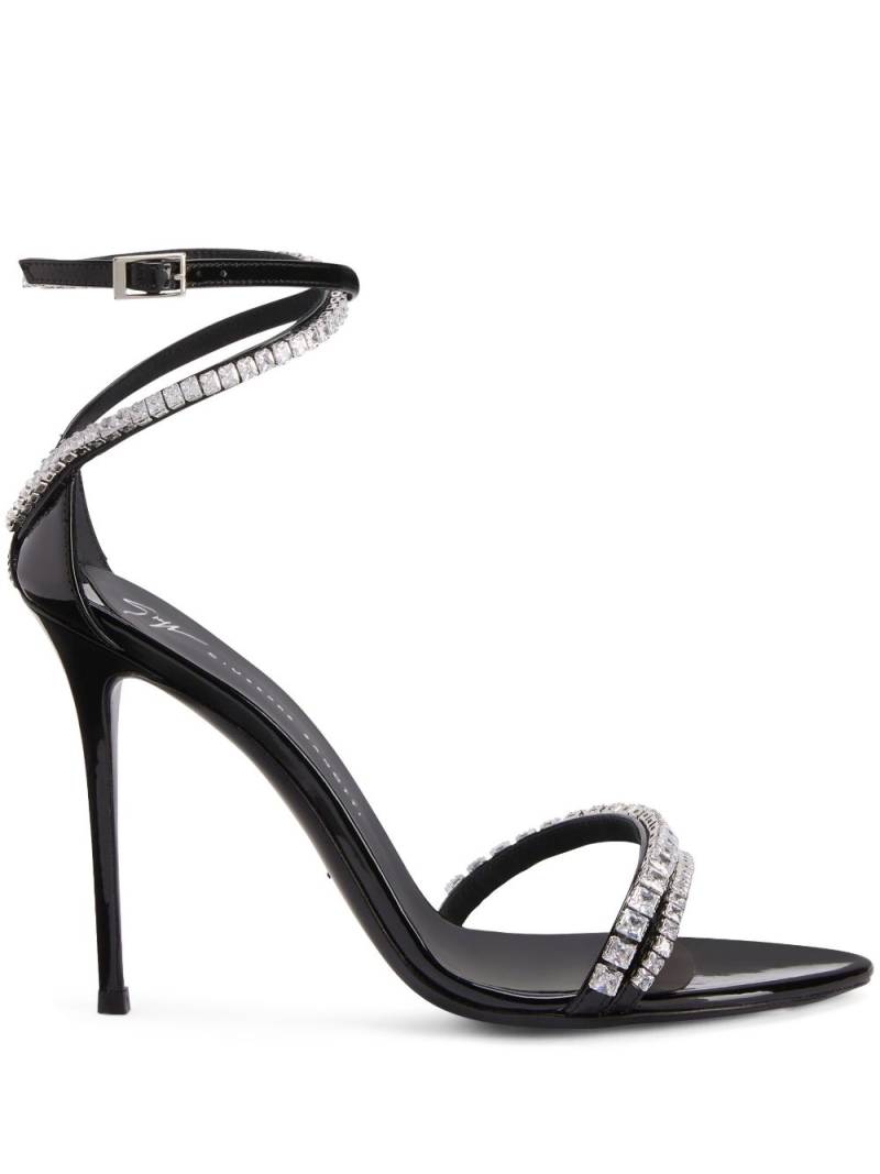 Giuseppe Zanotti Abileene 90mm crystal-embellished sandals - Black von Giuseppe Zanotti