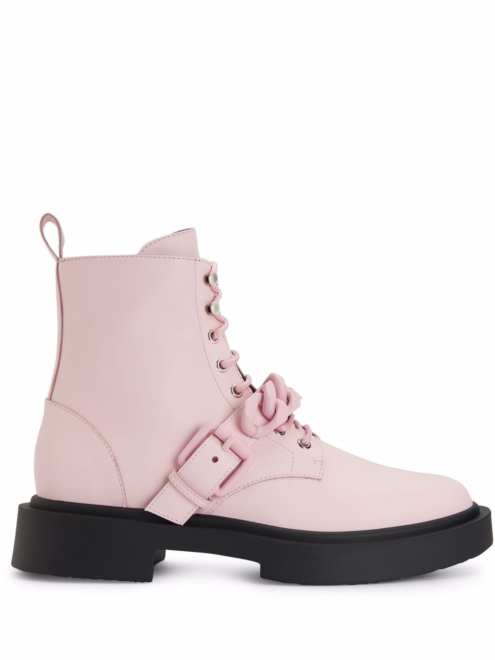 Giuseppe Zanotti Adric chain-trim ankle boots - Pink von Giuseppe Zanotti