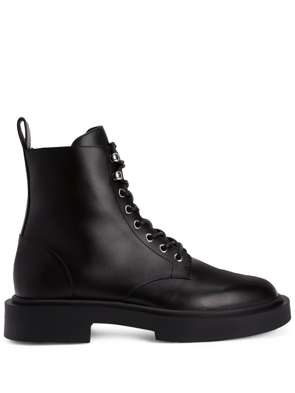 Giuseppe Zanotti Adric leather combat boots - Black von Giuseppe Zanotti