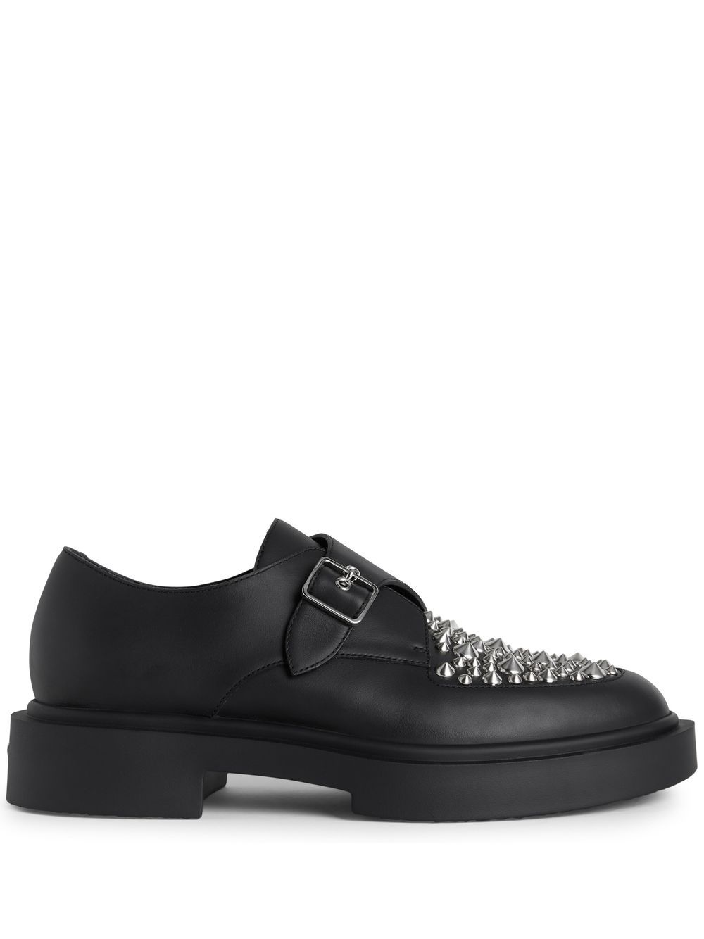 Giuseppe Zanotti Adric studded leather loafers - Black von Giuseppe Zanotti