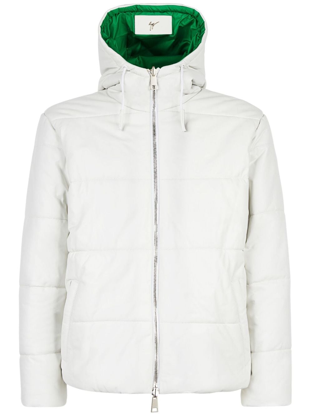 Giuseppe Zanotti Aidak leather jacket - White von Giuseppe Zanotti