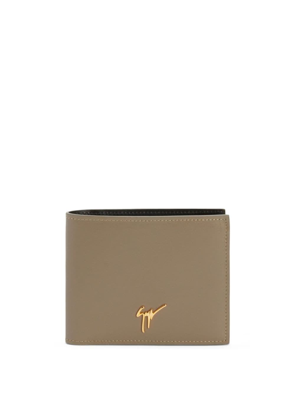 Giuseppe Zanotti Albert bi-fold leather wallet - Neutrals von Giuseppe Zanotti