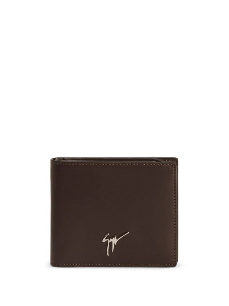 Giuseppe Zanotti Albert leather wallet - Brown von Giuseppe Zanotti