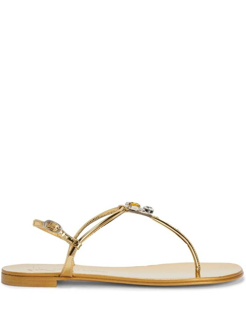 Giuseppe Zanotti Alphonsine thong sandals - Gold von Giuseppe Zanotti