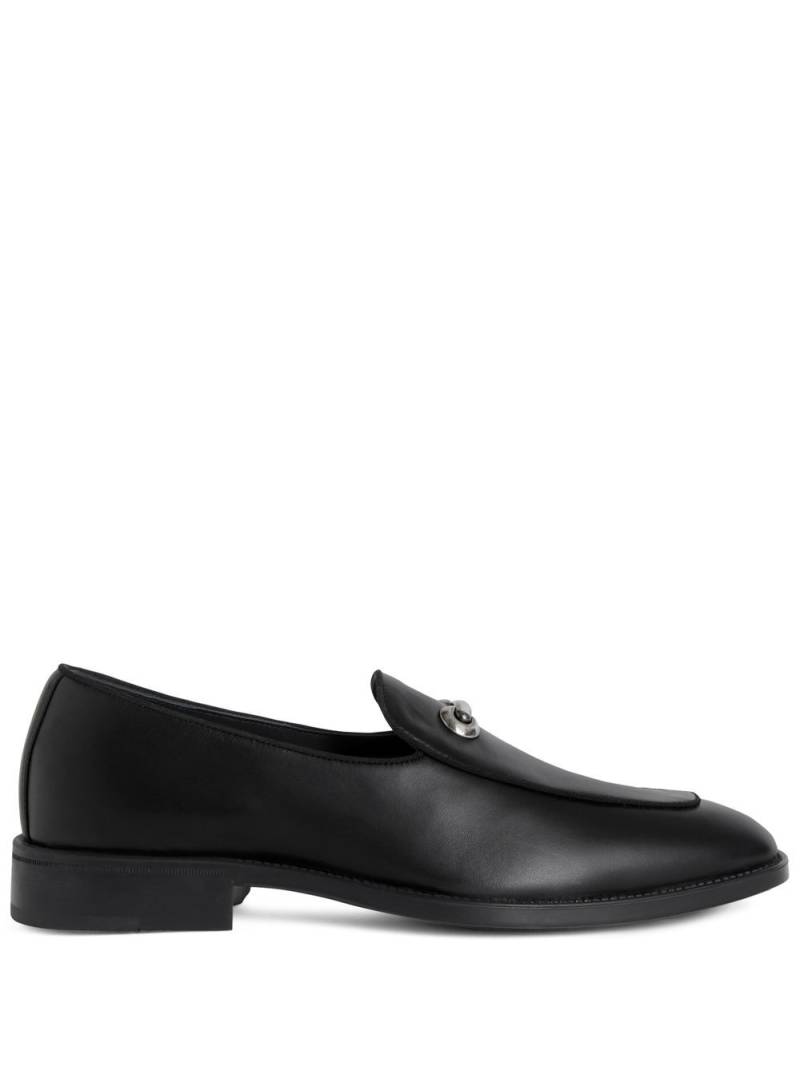 Giuseppe Zanotti Archibald buckle-detail loafers - Black von Giuseppe Zanotti