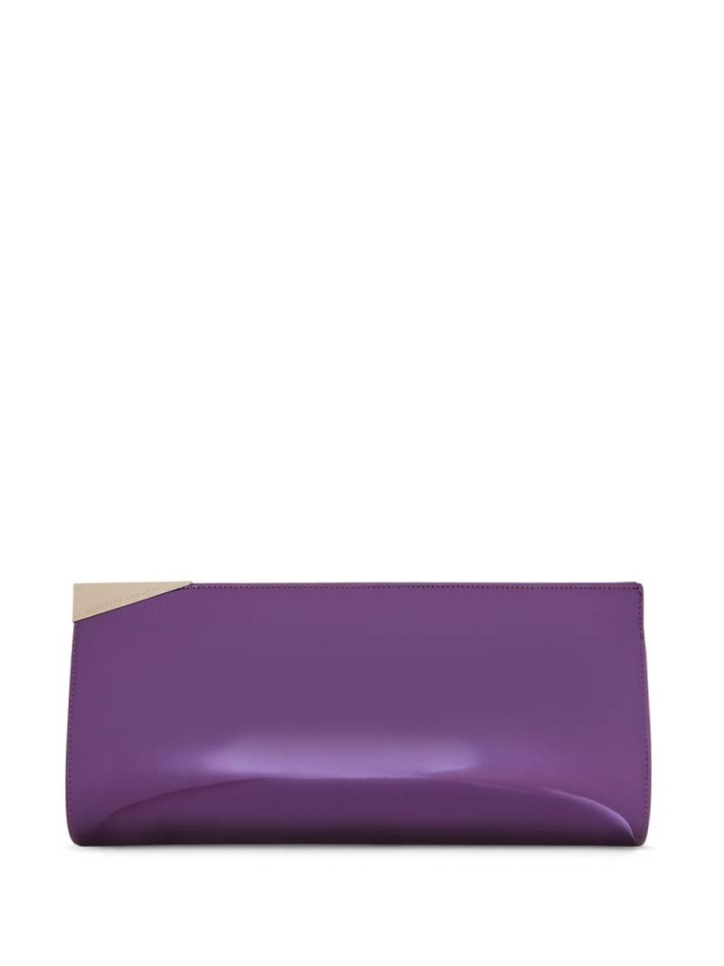 Giuseppe Zanotti Armide metallic clutch bag - Purple von Giuseppe Zanotti