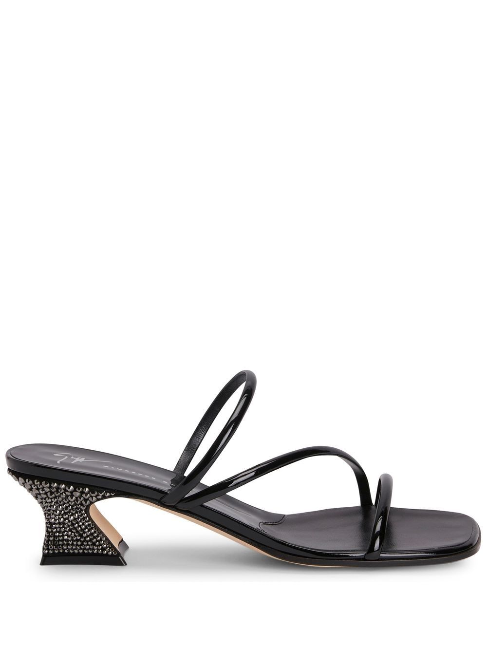 Giuseppe Zanotti Aude Strass embellished sandals - Black von Giuseppe Zanotti