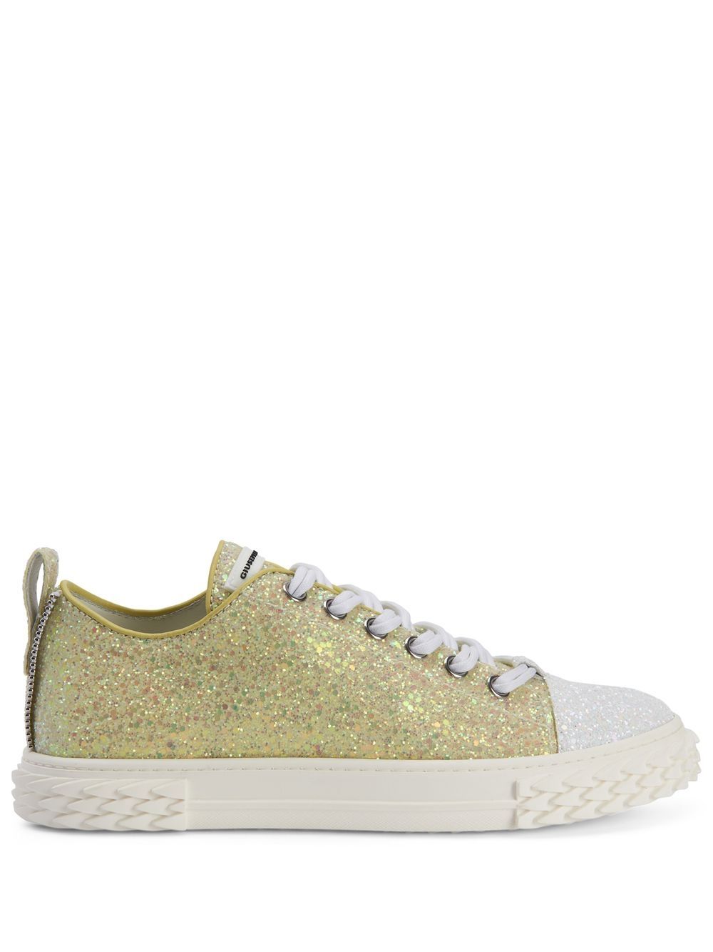 Giuseppe Zanotti Blabber glitter sneakers - Yellow von Giuseppe Zanotti