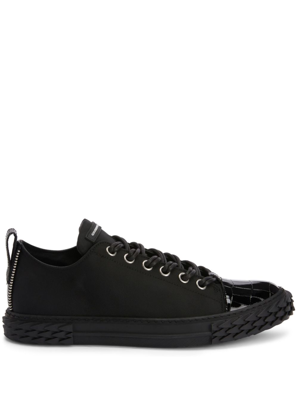 Giuseppe Zanotti Blabber leather sneakers - Black von Giuseppe Zanotti