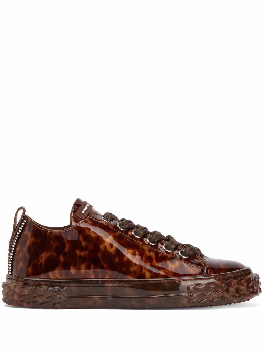 Giuseppe Zanotti Blabber tortoiseshell sneakers - Brown von Giuseppe Zanotti