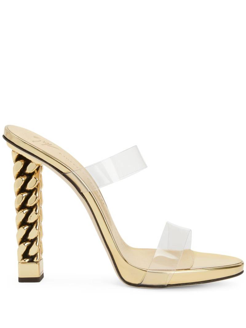 Giuseppe Zanotti Bonnie 120mm leather sandals - Multicolour von Giuseppe Zanotti