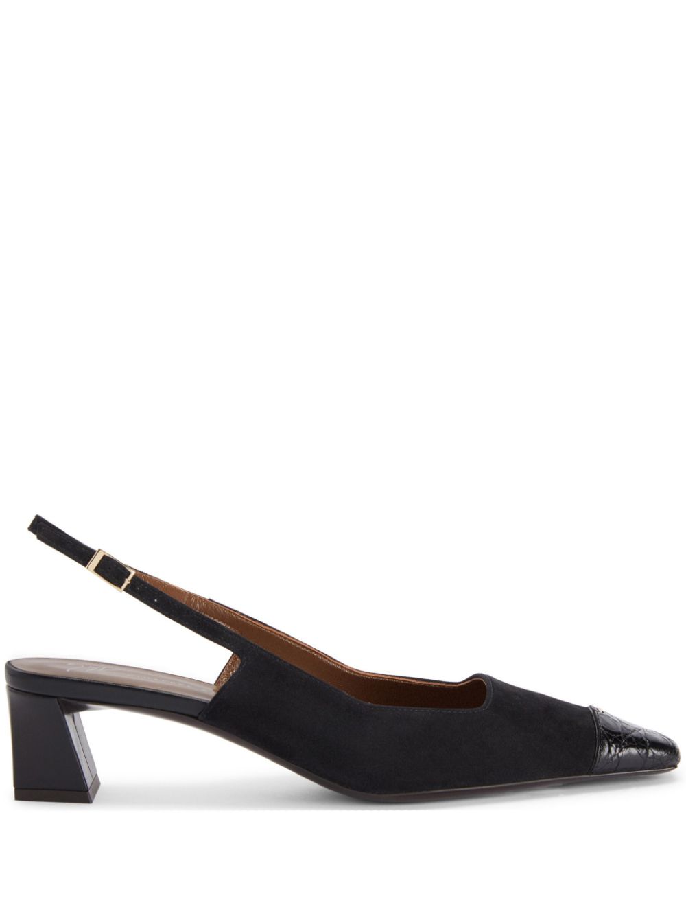 Giuseppe Zanotti Brendha slingback leather pumps - Black von Giuseppe Zanotti