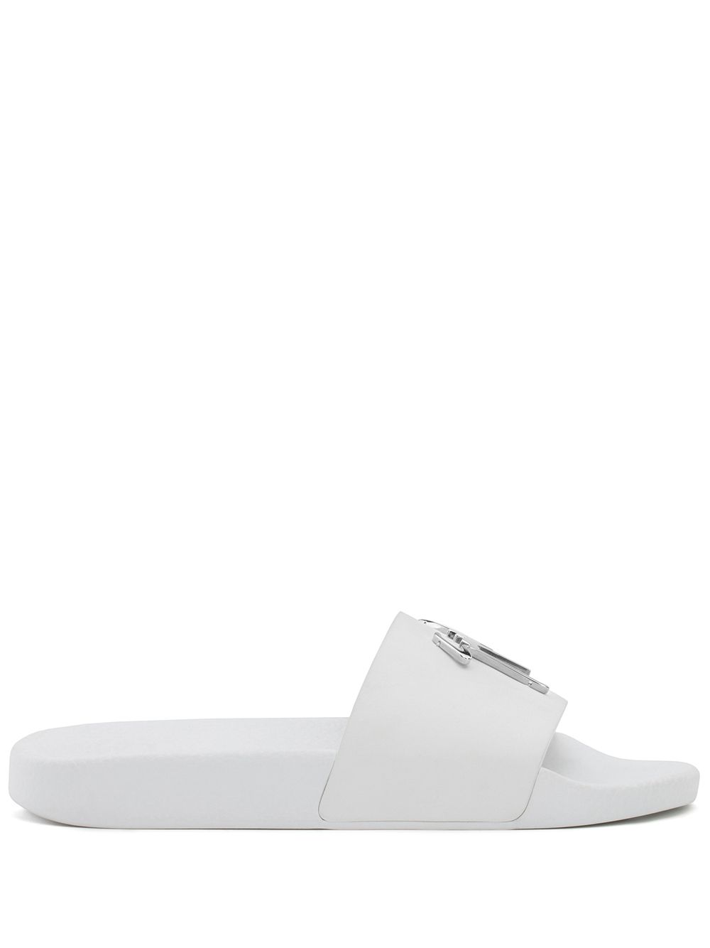 Giuseppe Zanotti Brett logo slides - White von Giuseppe Zanotti