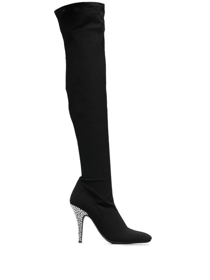 Giuseppe Zanotti Calixtee Cuissarde 110mm thigh-high boots - Black von Giuseppe Zanotti