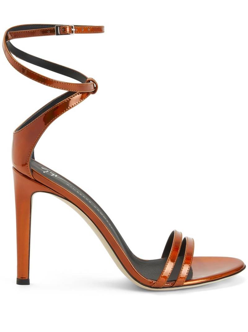 Giuseppe Zanotti Catia strappy 105mm sandals - Orange von Giuseppe Zanotti