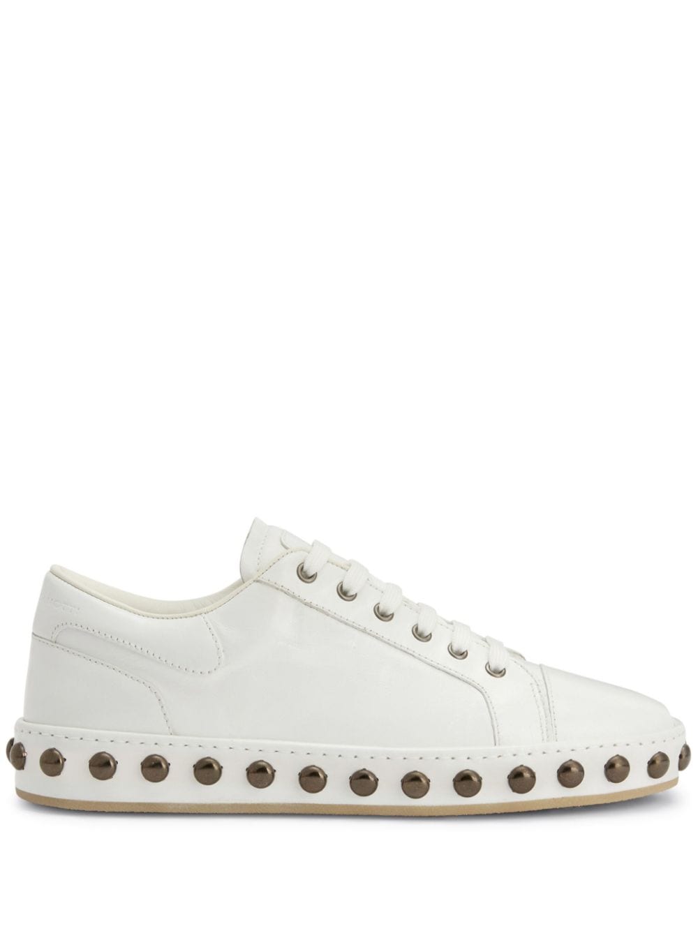 Giuseppe Zanotti City leather sneakers - White von Giuseppe Zanotti