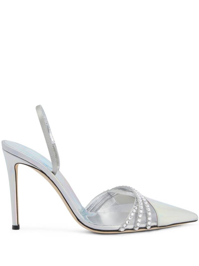 Giuseppe Zanotti Claralie 105mm pumps - Silver von Giuseppe Zanotti