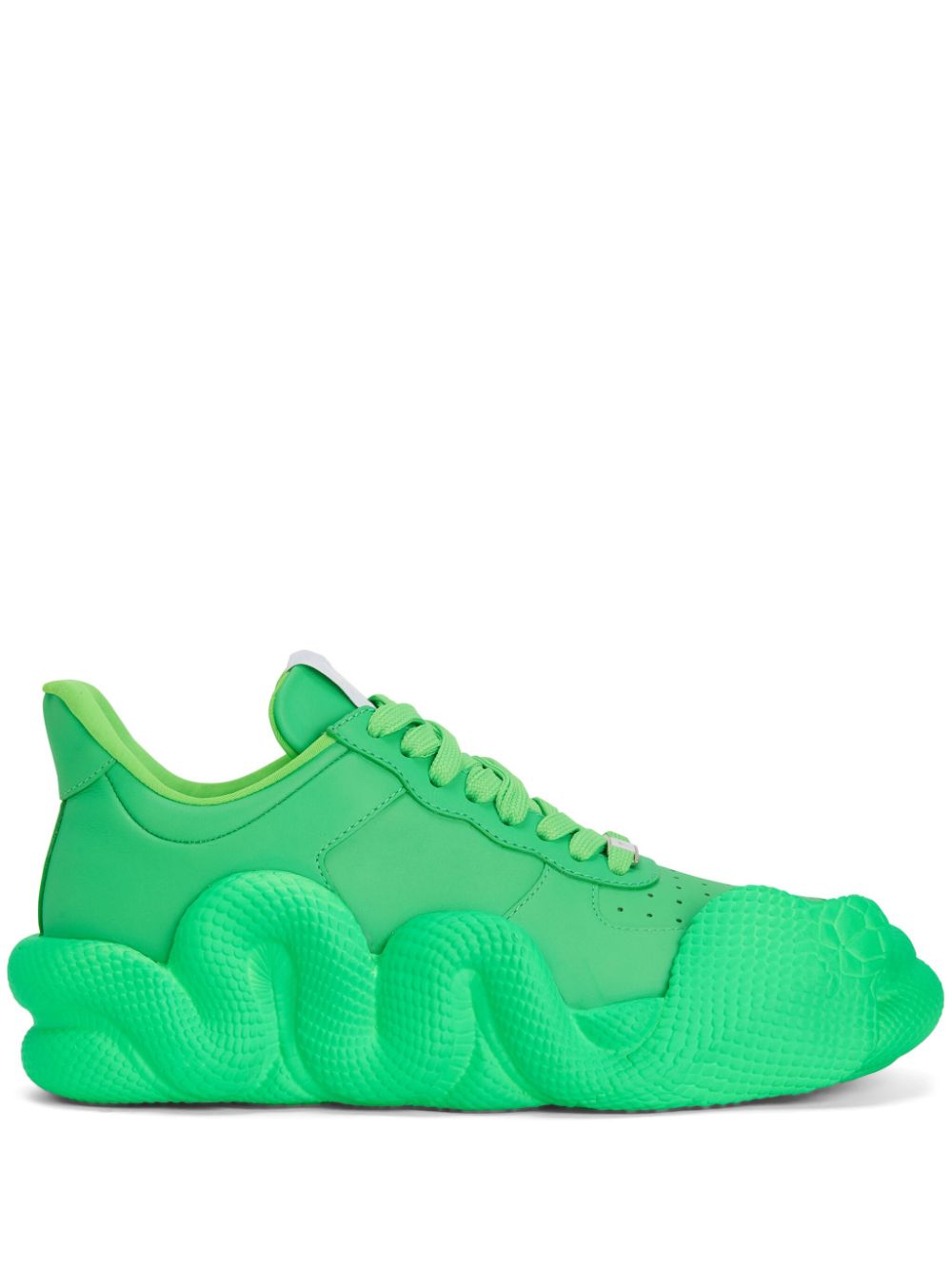 Giuseppe Zanotti Cobras snake-wrapped sneakers - Green von Giuseppe Zanotti