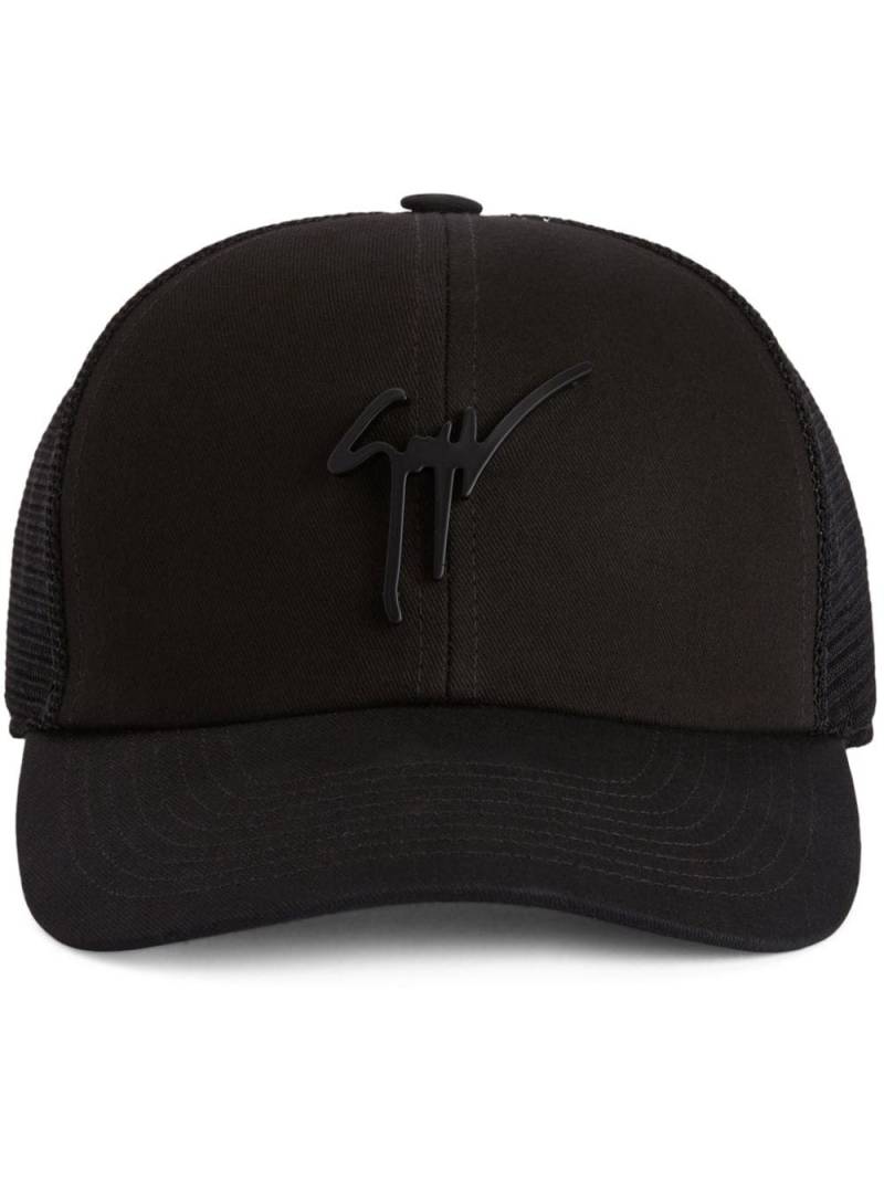 Giuseppe Zanotti Cohen logo-embossed trucker cap - Black von Giuseppe Zanotti