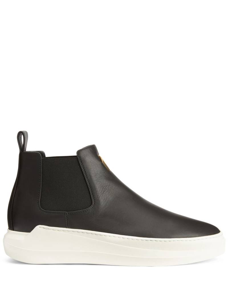 Giuseppe Zanotti Conley high-top slip-on sneakers - Black von Giuseppe Zanotti